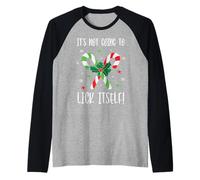 Ça ne va Pas se lécher Tout Seul à Noël Manche Raglan