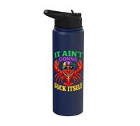 Ça ne va pas se sucer tout seul les écrevisses du Mardi Gras Stainless Steel Insulated Water Bottle