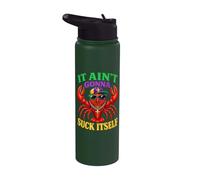 Ça ne va pas se sucer tout seul les écrevisses du Mardi Gras Stainless Steel Insulated Water Bottle