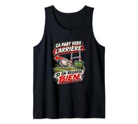 Ça Part vers L’Arrière Si on Regarde Bien Humour Rugby Débardeur