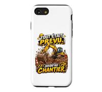 Ça Passe J’AI Mesuré avec Les Yeux Humour Pelleteuse Coque pour iPhone SE (2020) / 7/8