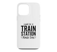 Ça Pourrait être Une journée Un Peu drôle dans Une Gare Coque pour iPhone 13 Pro Max