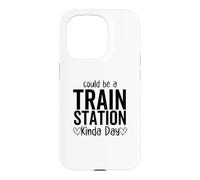 Ça Pourrait être Une journée Un Peu drôle dans Une Gare Coque pour iPhone 15 Pro