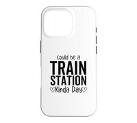 Ça Pourrait être Une journée Un Peu drôle dans Une Gare Coque pour iPhone 16 Pro