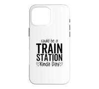 Ça Pourrait être Une journée Un Peu drôle dans Une Gare Coque pour iPhone 16 Pro Max