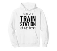 Ça Pourrait être Une journée Un Peu drôle dans Une Gare Sweat à Capuche
