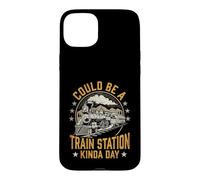 Ça Pourrait être Une sorte de Gare ferroviaire - Train Lover Railroad Coque pour iPhone 15 Plus