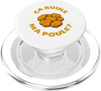 Ça Roule Ma Poule Humour Français Poulet et Nuggets PopSockets PopGrip pour MagSafe
