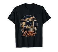 Ça Sent Le Départ - Voiture Vintage Station Service Rétro T-Shirt