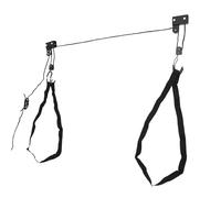 CA Treuil de Levage Ascenseur de levage pour Kayak et canoë 2 pièces, système de poulie monté au plafond pour vélo, rangement robuste dans le Garage, pour Kayaks Grues d'atelier