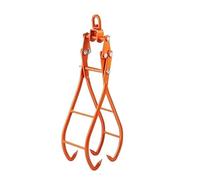CA Treuil de Levage Pinces de débardage de bûches soulevant l'outil de manutention de capacité de chargement de bois d'œuvre en acier robuste Grues d'atelier(36in 4 Claw Rotary)