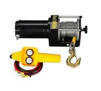 CA Treuil de Levage Treuils Électriques 12V 24V Pour Véhicule Tout-terrain, Treuil De Voiture D'auto-sauvetage, Palan Électrique, Petits Grue Montés Sur Palans manuels à chaînes(3000 pounds 24v A)