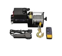 CA Treuil de Levage Treuils Électriques 12V 24V Pour Véhicule Tout-terrain Treuil De Voiture D'auto-sauvetage Palan Électrique Petits Grue Montés Sur Grues d'atelier(3000 pounds 24v B)
