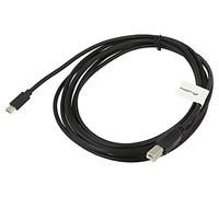 CA-USBA-13CC-0030-BK Câble USB 2.0 USB B Mâle,USB C Mâle Plaqué Or 3 mètres