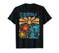 Ça va Bien avec Mon âme, Christian Coastal Summer Vibes T-Shirt