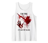 Ça Va Ce n'est Pas Mon Sang Shirt Éclaboussures De Sang Débardeur