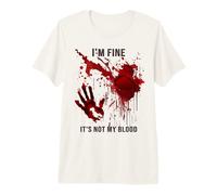 Ça Va Ce n'est Pas Mon Sang Shirt Éclaboussures De Sang T-Shirt Haut de Gamme