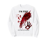 Ça Va Ce n'est Pas Mon Sang Shirt Éclaboussures Sanglant Sweatshirt
