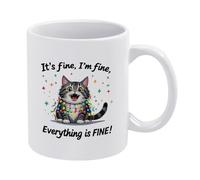 Ça Va, Je Vais Bien Tasse À Café Pratiques Tasses Avec Poignée Tasse 330Ml Pour Femme Homme Ami