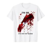 Ça Va Pas Mon Sang Shirt Zombie Éclaboussures T-Shirt Graphique avec Valeur