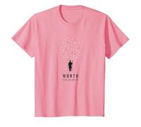 Ça Vaut Le Coup d'être cherché : il a quitté Les 99 pour me trouver Shepherd T-Shirt, Enfant, Rose, 4 Ans