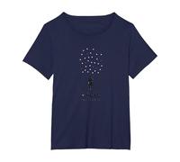 Ça Vaut Le Coup d'être cherché : il a quitté Les 99 pour me trouver Shepherd T-Shirt, Femme Grandes Tailles, Bleu Marine, 1X