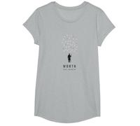 Ça Vaut Le Coup d'être cherché : il a quitté Les 99 pour me trouver Shepherd T-Shirt, Fille, Gris Chiné, M