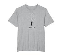 Ça Vaut Le Coup d'être cherché : il a quitté Les 99 pour me trouver Shepherd T-Shirt, Homme Grandes Tailles, Gris Chiné, 4X Tall
