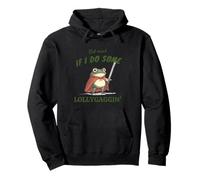 Ça vous dérange si je fais une lollygaggin' Funny Frog in Red Cape Sweat à Capuche
