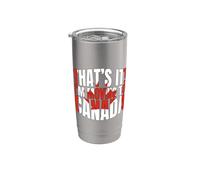 Ça y est, je déménage au Canada | Funny Canadian Love Canada Gobelet isotherme en acier inoxydable double paroi