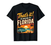 Ça y est, Je déménage en Floride | Funny Travel | Relocate Retro T-Shirt