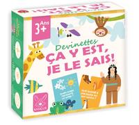 Ça y est, Je Le Sais ! - Devinettes Visuelles 3+ - Jeu Educatif Enfant - Cartes Questions Réponses - Observation Langage Logique - Jeu Famille | 36 Cartes - 72 Questions