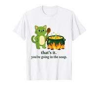 Ça y est, tu Vas Entrer dans Le mème « Soup Cat Sarcastic Youth » T-Shirt