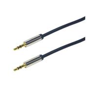 LogiLink Câble audio, 2 x jack mâle 3,5 mm, 1,5 m