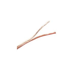 ca1086 câble haut-parleur box pour vos hifi,, section 2 x 2,50 mm, 100 m transparent