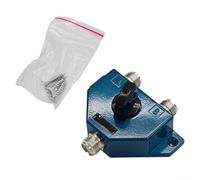 CA201 Commutateur coaxial manuel 18-600 MHz UHF femelle SO239 2 positions sélecteur d'antenne pour radio jambon surveillance de station de base IP54 en alliage de zinc