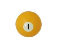 CAAA Bille de Billard n°1 pour Billard Américain à l'unité - diamètre au Choix (57,2mm)