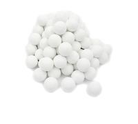 CAAA Lot de 100 balles de Baby-Foot BONZINI Blanches en liège