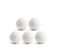 CAAA Lot de 5 balles de Baby-Foot BONZINI Blanches en liège