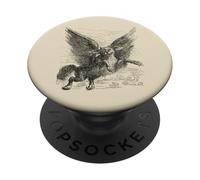 Caacrinolaas Un Chien démon aux Ailes de Griffon PopSockets PopGrip Adhésif