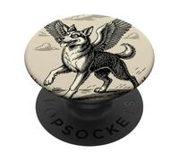 Caacrinolaas Un Rascal à Ailes de Griffon PopSockets PopGrip Adhésif
