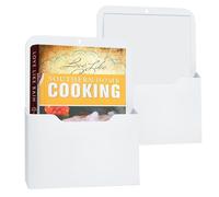 CAAGGMM Porte Documents Magnétiques, 2 Pièces Documents pour Bureau, Rangement de Fournitures de Bureau, Porte lettres pour Papiers A4, Porte Papier Magnétique, pour les Bureaux, les Maisons(Blanc)