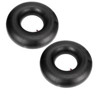 Caalii Lot de 2 chambres à air de 45,7 x 21,6 cm - 8/18 x 9,50-8 - Avec tige de valve TR-13 - Chambre à air de rechange pour voiturette de golf, tracteur, tondeuse à gazon, diable, brouette, etc