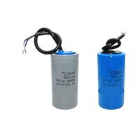 CAALO Condensateur Assorti de Moteur monophasé 250V CD60, condensateur de démarrage 450V CBB60, condensateur de Fonctionnement 300UF 350UF 40UF 45UF 50UF (Size : CD60 100U CBB60 20UF)