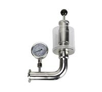 CAAUYXZW Manomètre de Pression SS304, 0,4 MPa, 0,2 à 3,2, 1,25 Pouce de diamètre extérieur, 50,5 mm