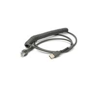 Datalogic Câble USB CAB-524 Type A enroulé 2,4 m pour lecteur de codes-barres