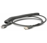 Datalogic Câble USB CAB-524 Type A enroulé 2,4 m pour lecteur de codes-barres
