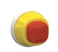 CAB PARO EMERG ROJO TIPO PUSH 24V LED