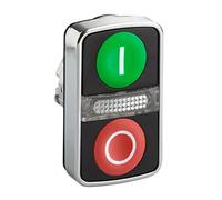 Schneider Electric ZB4BW7A3741 Harmony ZB4BW7A3741 Bouton-poussoir à double touche vert, rouge 1 pc(s)