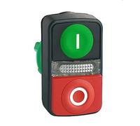 Schneider Light Double bouton-poussoir Harmony XB5 - 1 voie, rail DIN, IP66 ...